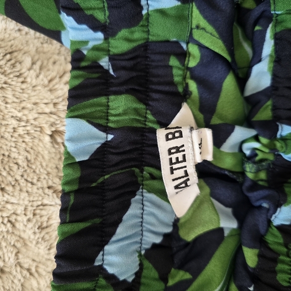 Walter Baker BlackGreen Left Printed Elasstic waist Pullover Straige Pants XL - Picture 6 of 13